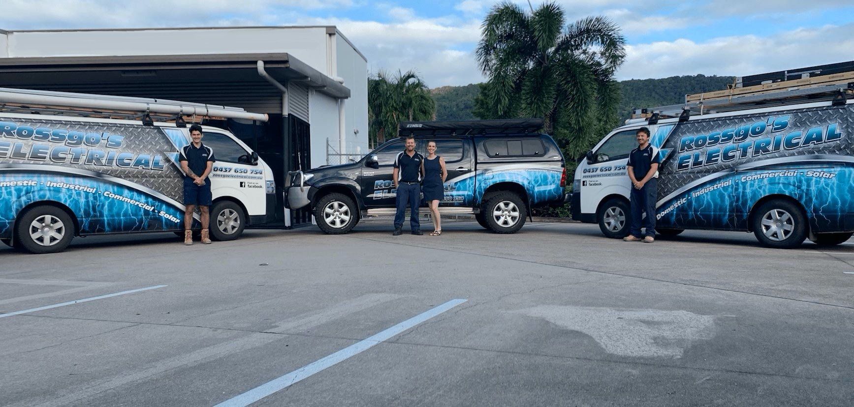 Electrician at work in Cairns
